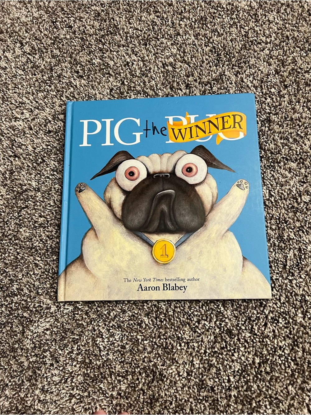 Pig the Winner - Blue Cover by Aaron Blabey